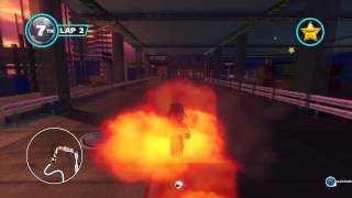 Sonic & All-Stars Racing Transformed (360) - Online Match #87: Graffiti City: M (Race)