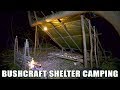 Wild Camp at my Bushcraft Shelter