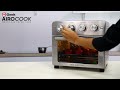 Geek airocook iris 23l air fryer oven demonstration  air fryer oven  how to use