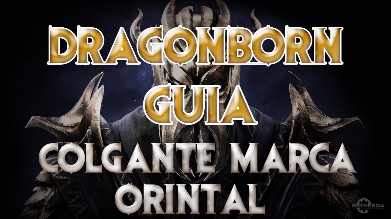 Skyrim Vídeo Consejo - Dragonborn Colgante Marca Oriental - YouTube