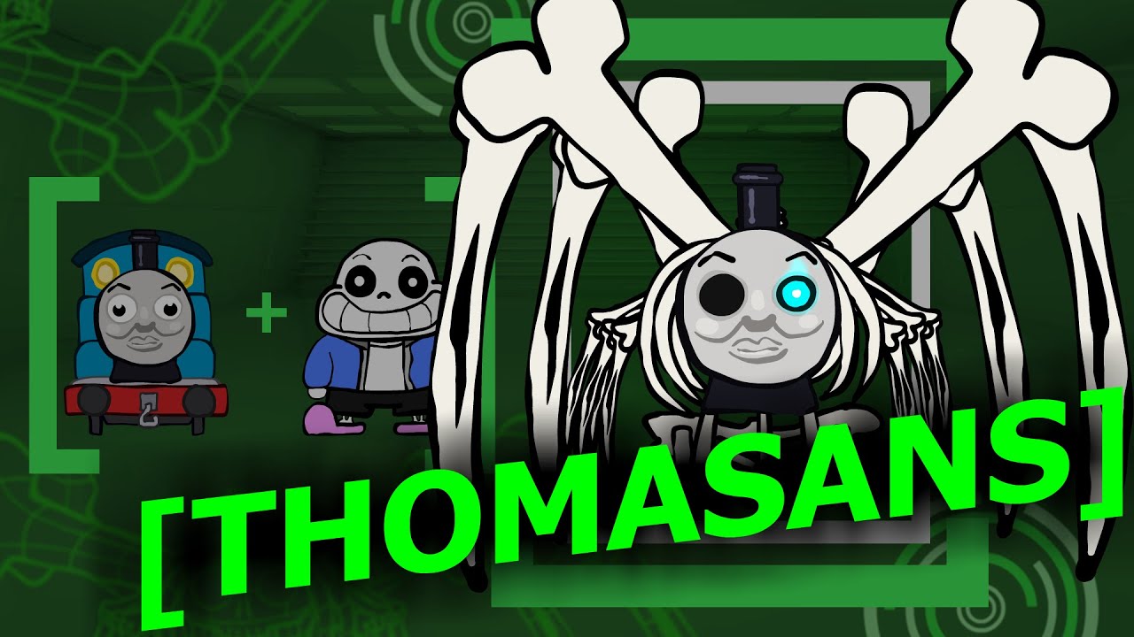 Let's Mix Sans & Thomas - Character Fusion Animation EP.4 #cartoon