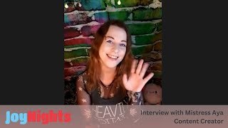 Dominatrix Mistress Aya reveals the secret to controlling men - Interview with JoyNights