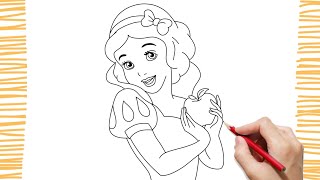 COMO DIBUJAR A BLANCANIEVES