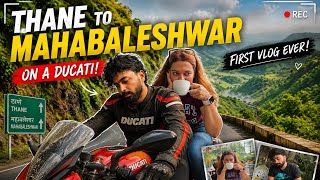 Thane to Mahabaleshwar on a Ducati!🤍 | First Vlog Ever