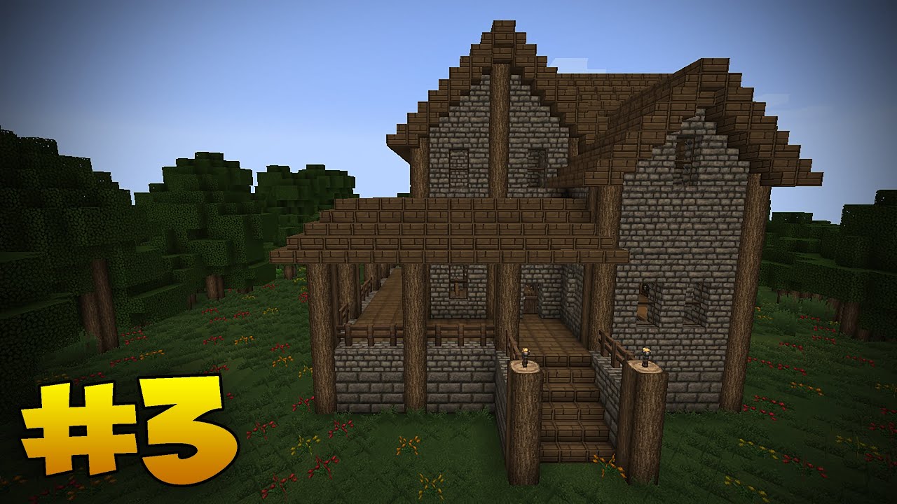 как построить средневековый дом в майнкрафт за несколько минут #2