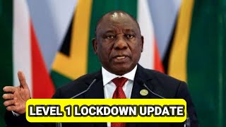WATCH LIVE  @19:00 | Level 1 Lockdown | President Cyril Ramaphosa to address the nation