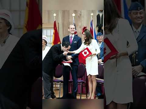 Royal Hand Kiss Stuns Canada Ceremony