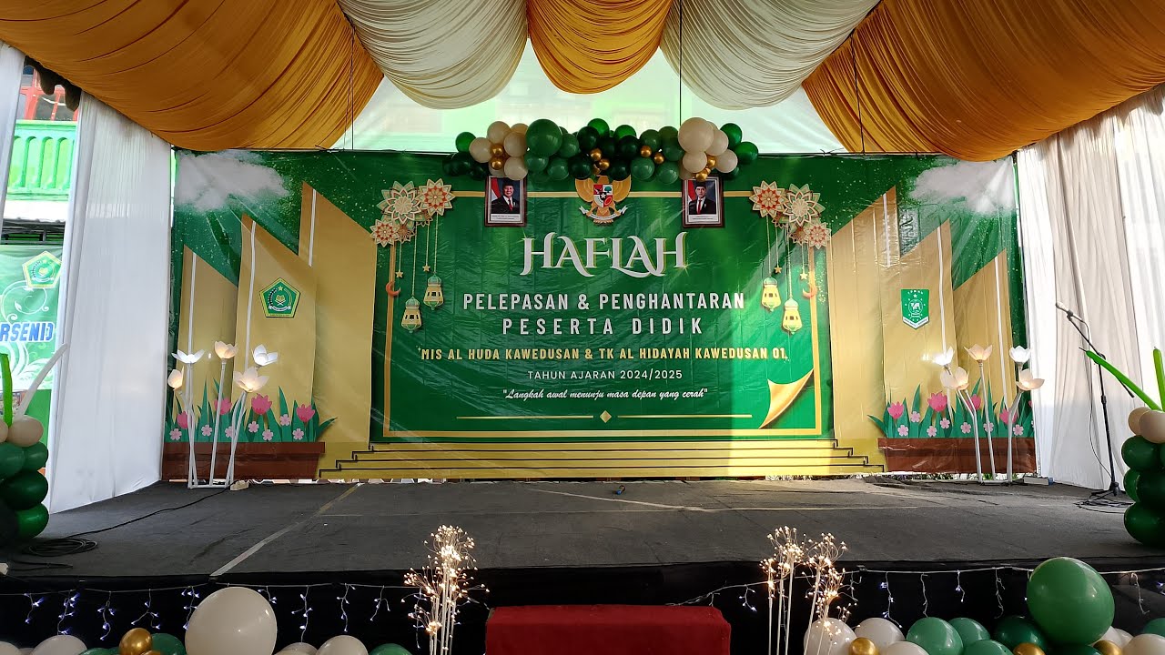 HAFLAH PELEPASAN PESERTA DIDIK MIS AL HUDA KAWEDUSAN TK AL HIDAYAH KAWEDUSAN TA 2024/2025