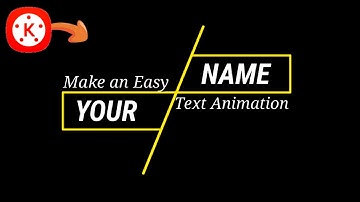 How to Make Simple Text Animation intro in Kinemaster | Kinemaster Tutorial