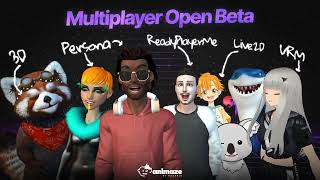 Animaze presents Animaze Rooms, the multiplayer feature