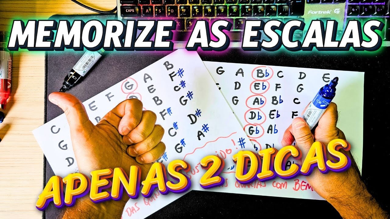 MEMORIZE AS ESCALAS COM APENAS 2 DICAS - Com PDF Exclusivo!