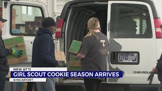 Tri-Cities Girl Scouts troops receive cookie drop