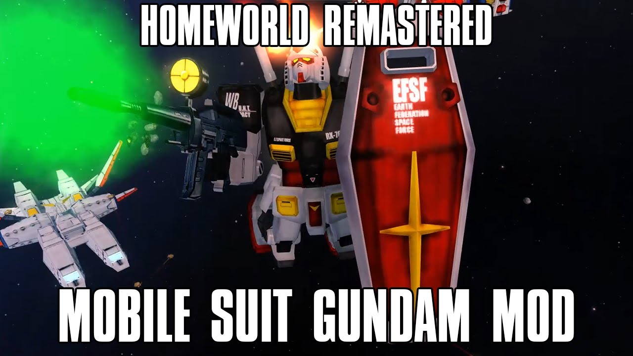 Homeworld Remastered Mobile Suit Gundam Mod Gundam Army Multiplayer 2v2 Youtube