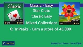 Star Club | Classic | Easy #6: TriPeaks - Earn a score of 43,000 screenshot 5