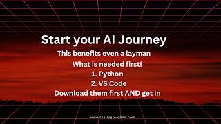 How to Start Your AI Journey in 2026: Python & VS Code Setup How to Start Your AI Journey in 2026: Python & VS Code Setup