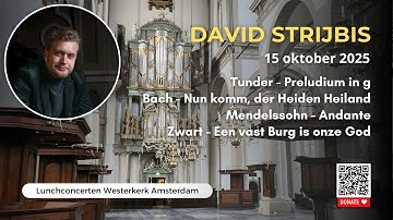 David Strijbis - Lunch Recital  - 15 oktober 2025