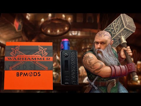 Видео: BP Mods Warhammer 18650 +  Solo RDA