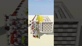 Creating a redstone display with 3 buttons! - Minecraft timelapse #timelapse #redstone #shorts