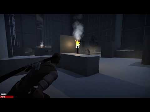 UNITY - Level Design : City Post-Apo Infiltration - #1 Iteration