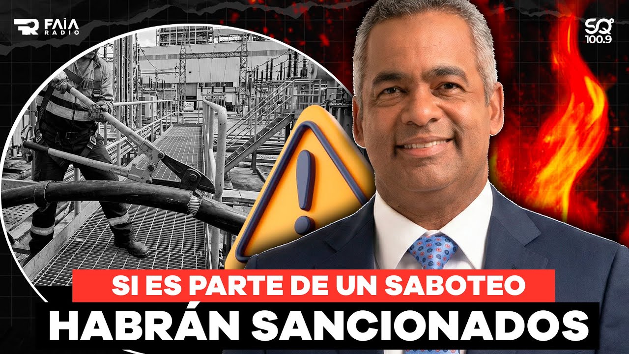 MINISTRO DE ENERGÍA Y MINAS ADVIERTE QUE LOS APAGONES PUEDE SER SABOTEO DE MANOS OSCURAS 