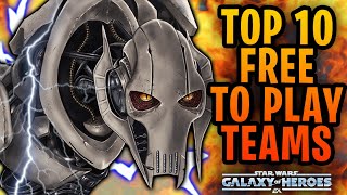 Top 10 Best Low Gear, Non-Legendary Teams for Free-To-Play Players 2023 | Galaxy of Heroes screenshot 5