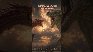 Why was the smaller Caraxes able to kill Vhagar?#movie #fpy #houseofthedragon