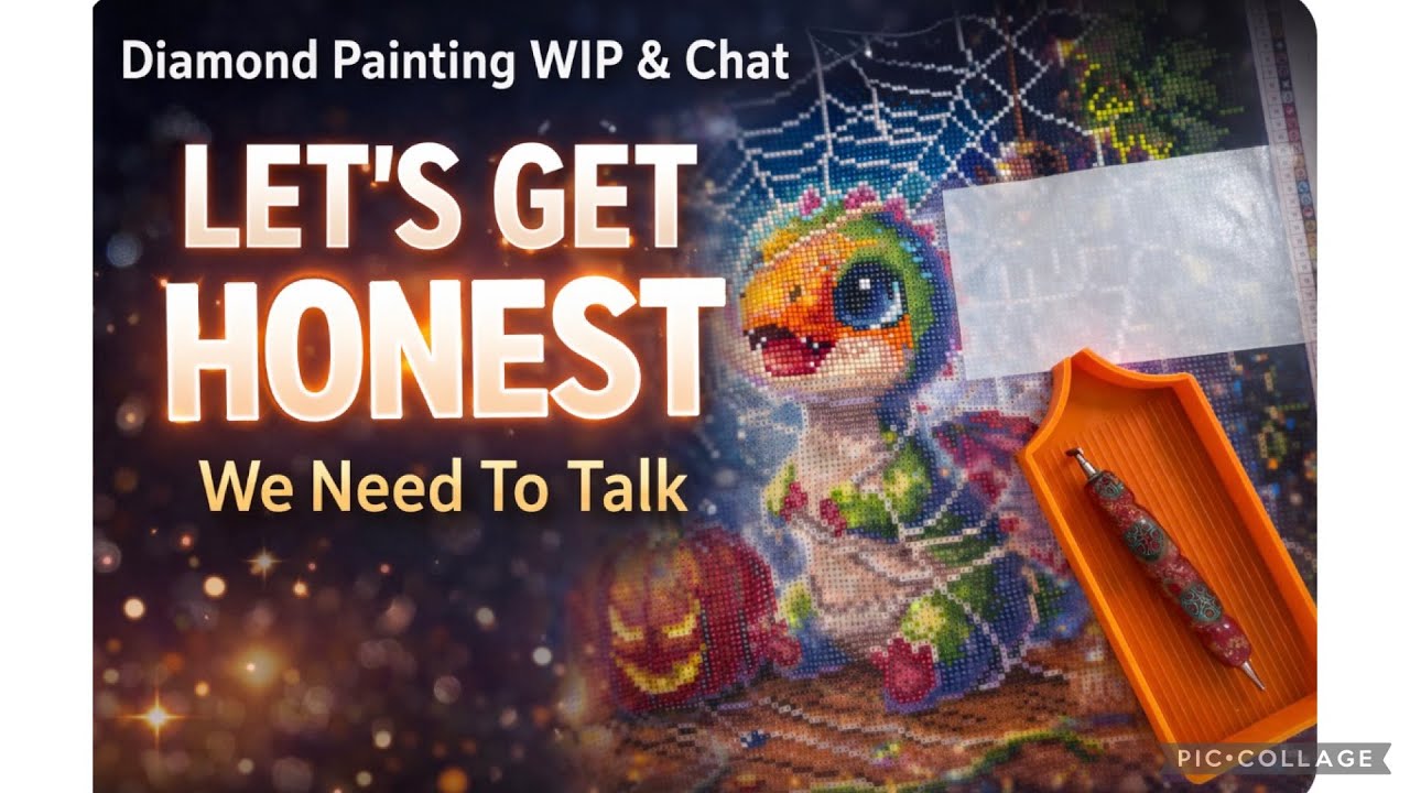 Алмазная живопись: процесс работы и обсуждение