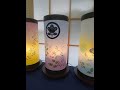 創作盆提灯 ひかり回転灯 家紋入り 人形の松川