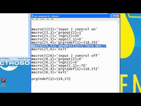 Aspen Tutorial #12: Send Strings for Lectrosonics Audio Processing