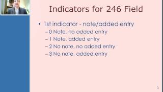 Cataloging Video Recordings: Lesson 1, Section 3