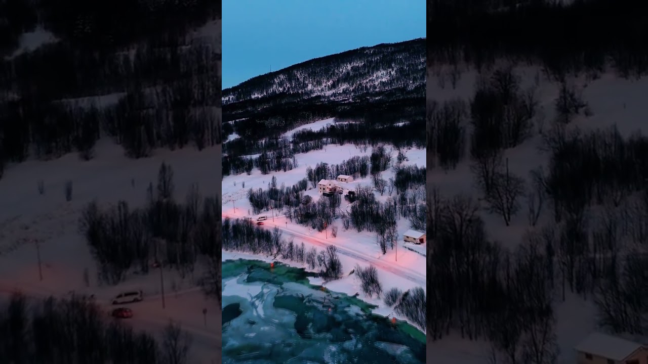 Snowy Peaks and Frozen Dreams ❄️ | Norway From Above