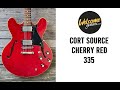 Cort Source CR Cherry Red 335 ES Hollow body guitar