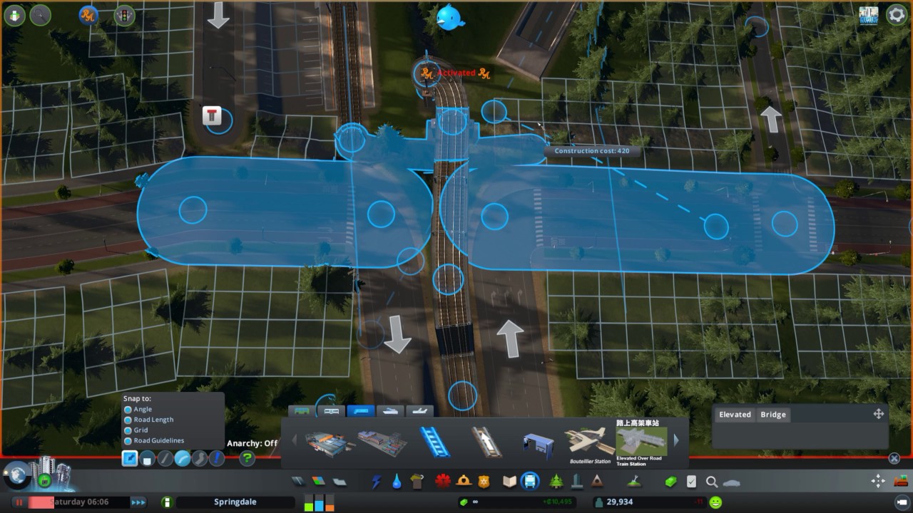 Cities Skylines Timelapse 5 New area and Start of a Transport Hub