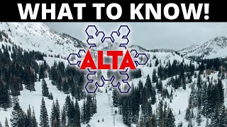 How to plan your trip to ALTA SKI RESORT Utah!