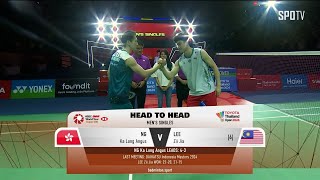 [BWF] MS - Finals｜NG Ka Long Angus vs LEE Zii Jia H/L | TOYOTA THAILAND OPEN 2024