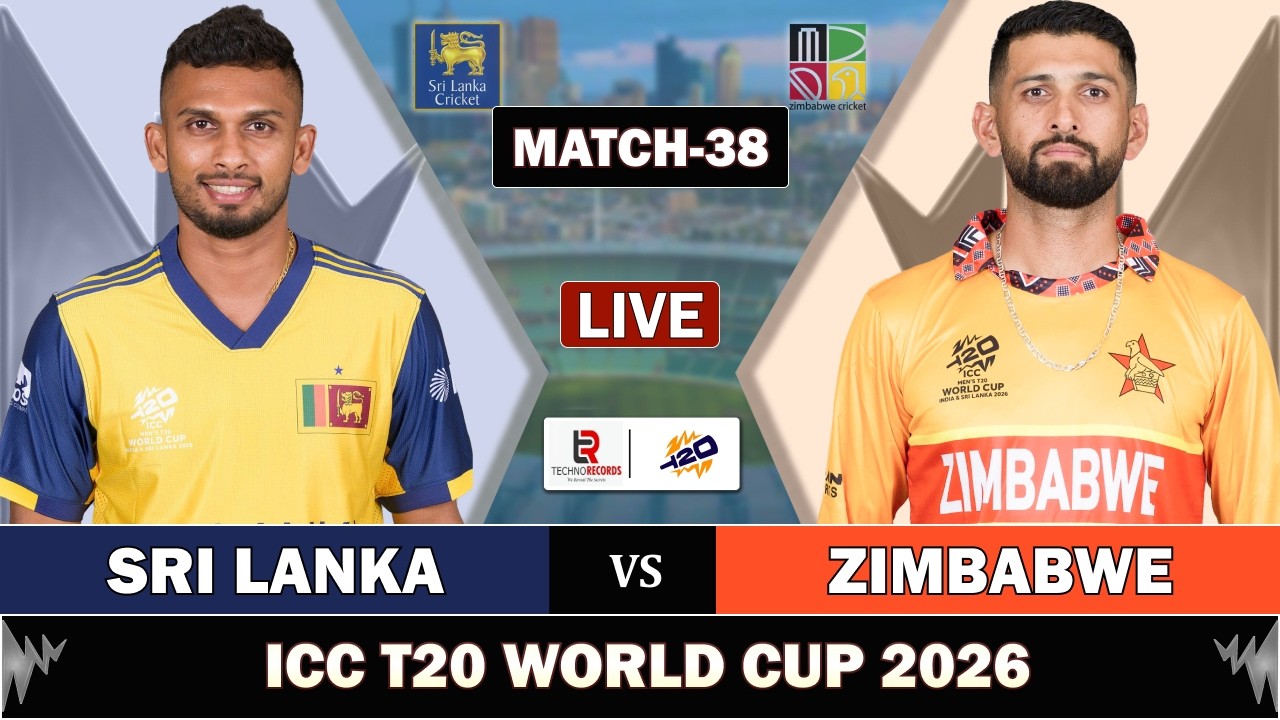 ZIMBABWE vs SRI LANKA T20 WORLD CUP 2026 MATCH 38 | SL vs ZIM LIVE CRICKET MATCH | ZIM 4 OVERS