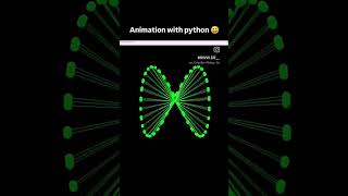 Animation with python 😀 python turtle  module graphics🌸 save and share the video 👋