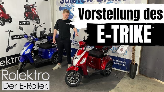 Rolektro E-Quad Vierrad Seniorenmobil E-Scooter E-Roller - Alle Infos rund  um Ihr Elektromobil! - YouTube