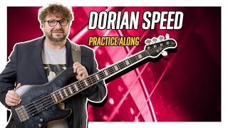 DORIAN Bass Lines to build Speed Practice Along - Electric Bass Lesson - Let's Practice!