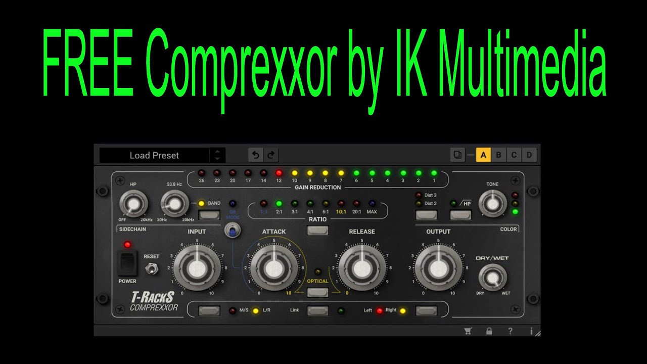 LIMITED TIME FREE Comprexxor by IK Multimedia