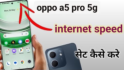 Oppo a5 pro network speed show setting | oppo a5 pro me net speed kaise dekhen