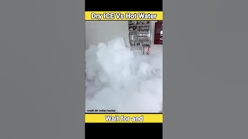 dry ICE Vs Hot Water Experiment by @MRINDIANHACKER #shorts #viral #shortvideo