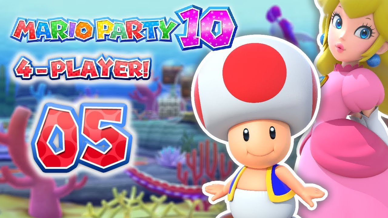 Mario Party 10: Part 5 - Whimsical Waters! (4 Player)