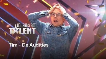 Nuchtere Tim VERRAST IEDEREEN met stem en krijgt de GOLDEN BUZZER! | Holland