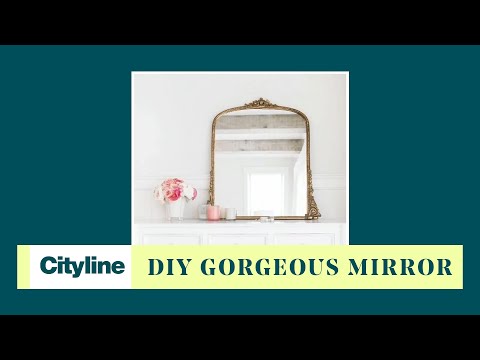 How to DIY an Anthropologie mirror dupe
