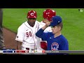 The Reds score eight runs in the seventh inning against the Cubs