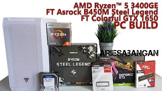 Mid-Budget AMD Ryzen 5 3400GE PC Build | | ARIESABANGAN OFFICIAL