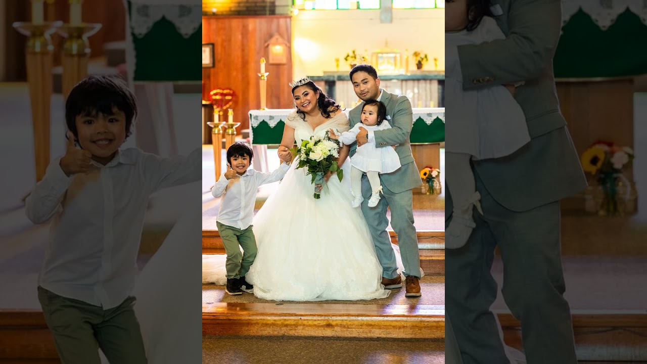 Matteo's first time as Ring Bearer at his sister's wedding