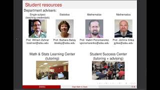 SDSU Department of Mathematics & Statistics