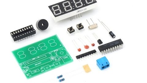 2$ lık digital saat yapımı